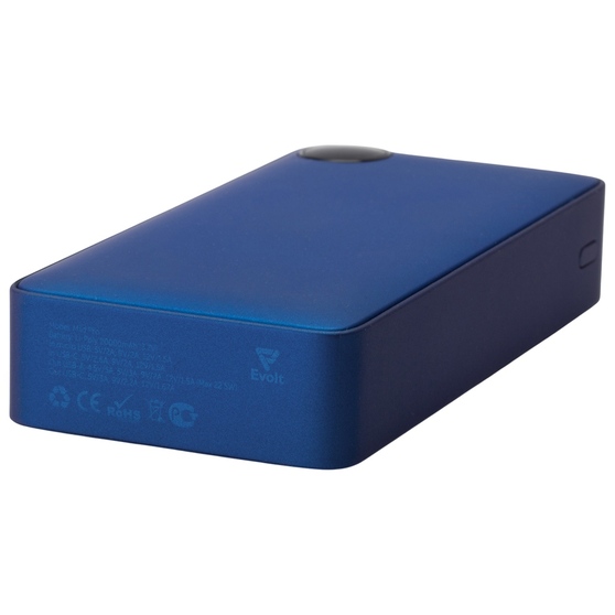 Внешний аккумулятор «Mild Pro» c быстрой зарядкой QC/PD, металлик soft-touch, 20 000 mAh-6
