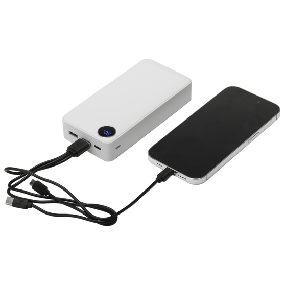 Внешний аккумулятор «Mild Pro» c быстрой зарядкой QC/PD, soft-touch, 20 000 mAh-1