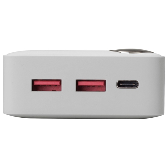 Внешний аккумулятор «Mild Pro» c быстрой зарядкой QC/PD, soft-touch, 20 000 mAh-6