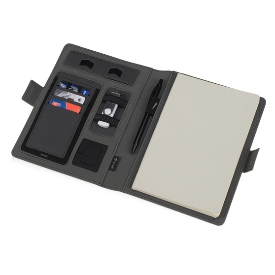 Органайзер с беспроводной зарядкой «Powernote», 5000 mAh-2