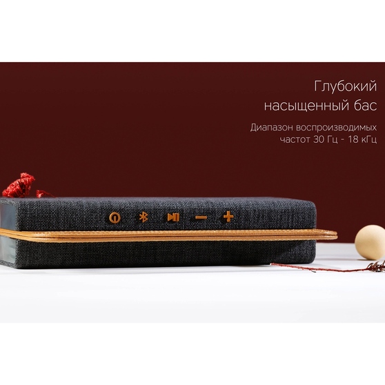 Портативная колонка «Mysound BT-27 Brown»-5
