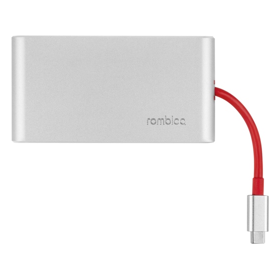 Хаб 8-в-1 Type-C «Hermes», USB 3.0 x 3, Type-C PD, HDMI, LAN, картридер-1