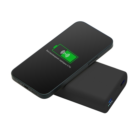Внешний беспроводной аккумулятор 2-в-1 с функцией зарядки Apple Watch, QC/PD «AtomIQ», 10000 мАч-7