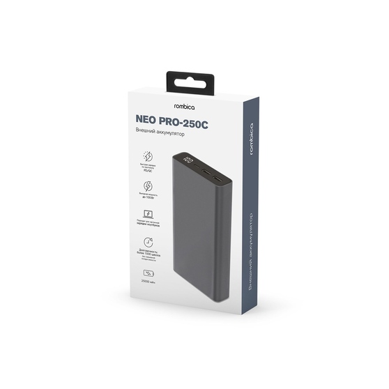 Внешний аккумулятор для ноутбуков «NEO PRO-250C», 25000 mAh-3