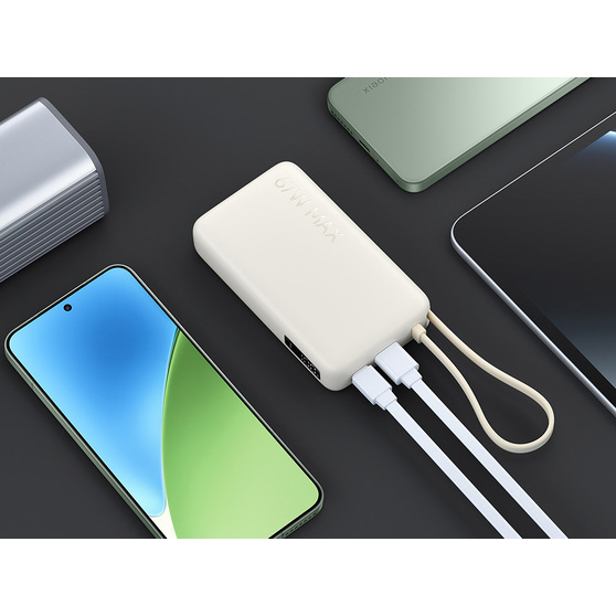 Внешний аккумулятор со встроенным кабелем Xiaomi 67W Power Bank (Integrated Cable), 10000 мАч-5