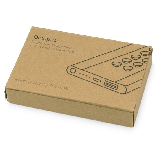 Внешний аккумулятор «Octopus», 4000 mAh-6