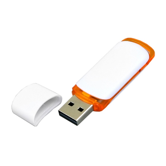 USB 2.0- флешка на 16 Гб с цветными вставками-1