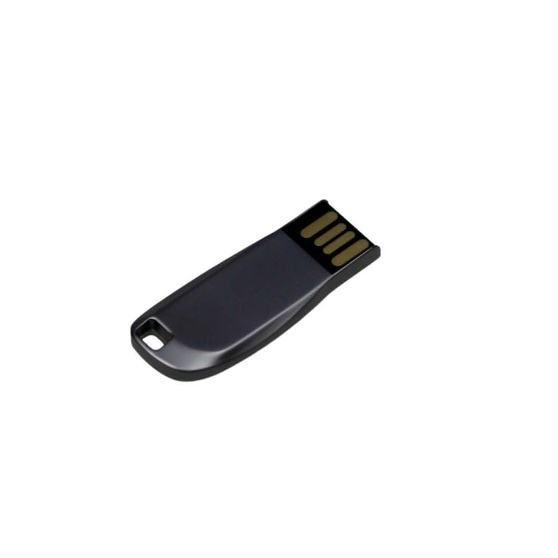 USB 2.0- флешка на 16 Гб компактная с мини чипом и овальным отверстием-2