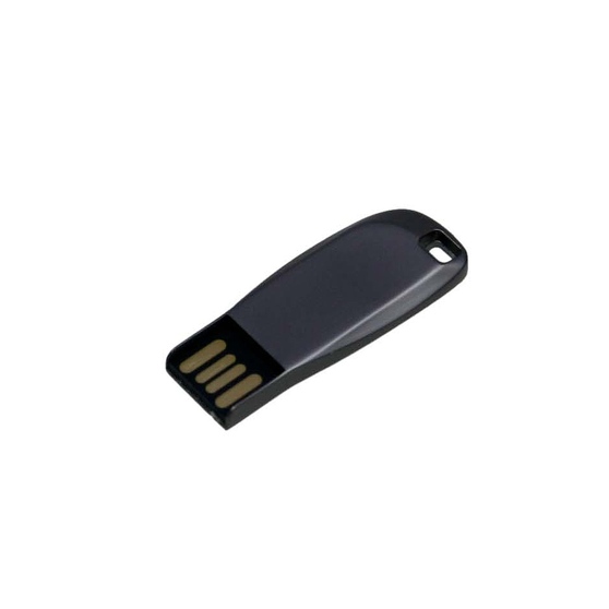 USB 2.0- флешка на 64 Гб компактная с мини чипом и овальным отверстием-1