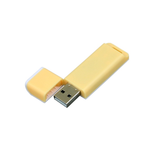 USB 2.0- флешка на 16 Гб с оригинальным двухцветным корпусом-1