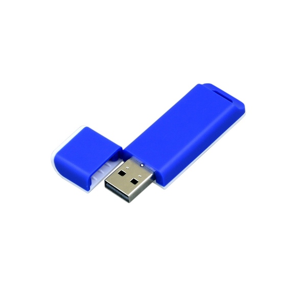 USB 2.0- флешка на 32 Гб с оригинальным двухцветным корпусом-1