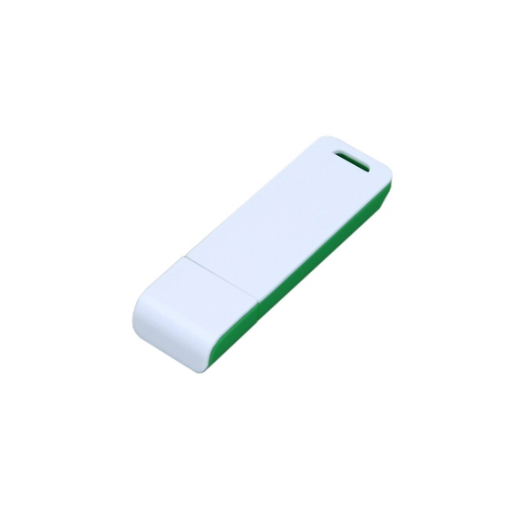 USB 2.0- флешка на 32 Гб с оригинальным двухцветным корпусом-1
