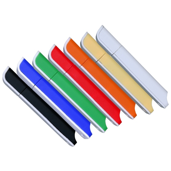 USB 2.0- флешка на 32 Гб с оригинальным двухцветным корпусом-3