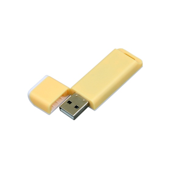 USB 2.0- флешка на 32 Гб с оригинальным двухцветным корпусом-1