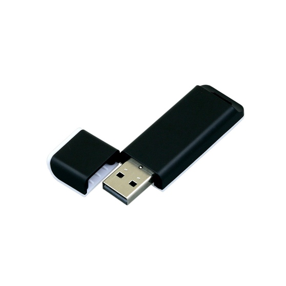 USB 2.0- флешка на 32 Гб с оригинальным двухцветным корпусом-1