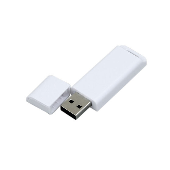 USB 2.0- флешка на 8 Гб с оригинальным двухцветным корпусом-1