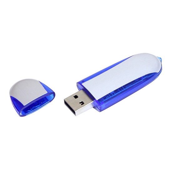 USB 2.0- флешка промо на 32 Гб овальной формы-1