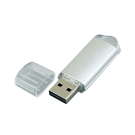 USB 2.0- флешка на 32 Гб с прозрачным колпачком-1