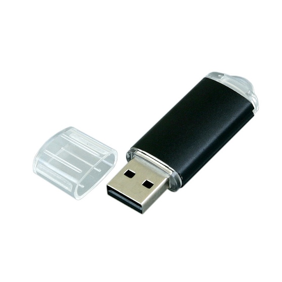 USB 2.0- флешка на 32 Гб с прозрачным колпачком-1