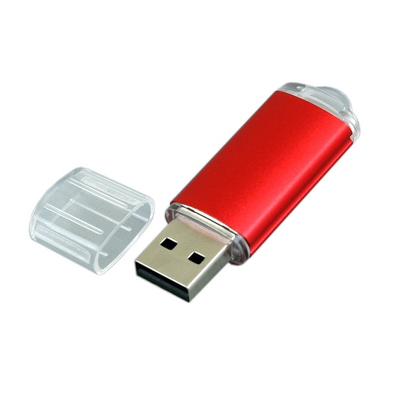 USB 2.0- флешка на 64 Гб с прозрачным колпачком-1