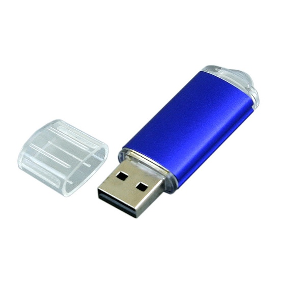USB 2.0- флешка на 64 Гб с прозрачным колпачком-1