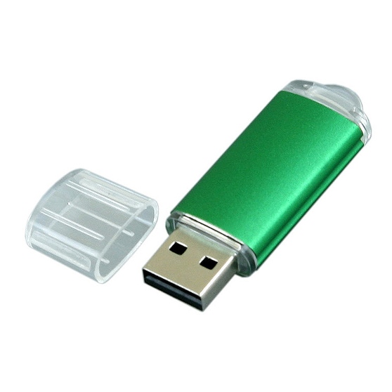 USB 2.0- флешка на 64 Гб с прозрачным колпачком-1