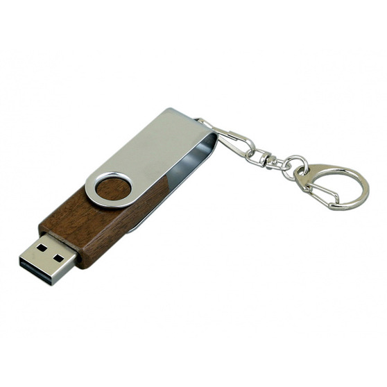 USB 2.0- флешка промо на 32 Гб с поворотным механизмом-1