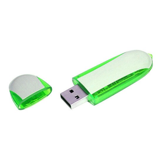 USB 3.0- флешка промо на 32 Гб овальной формы-1