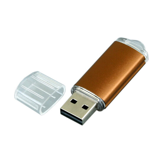 USB 3.0- флешка на 128 Гб с прозрачным колпачком-1