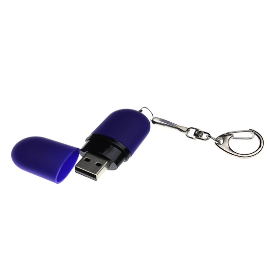USB 3.0- флешка «Goutte Soft-touch» на 64 Гб каплевидной формы-1