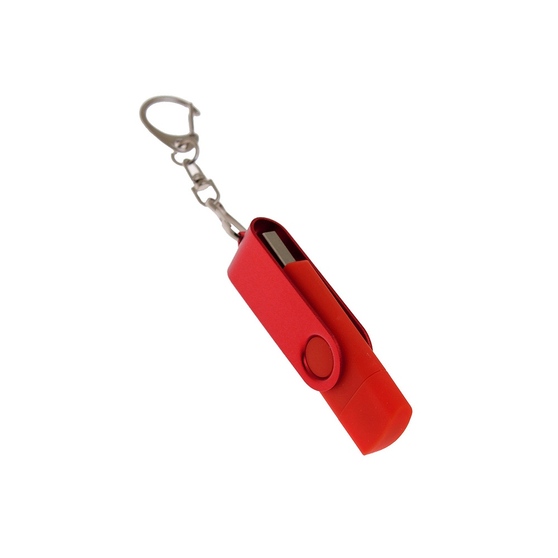 USB 3.0- флешка на 16 Гб с поворотным механизмом и дополнительным разъемом Type-C-1