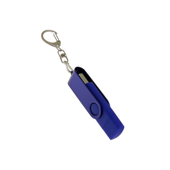 USB 3.0- флешка на 256 Гб с поворотным механизмом и дополнительным разъемом Type-C-1