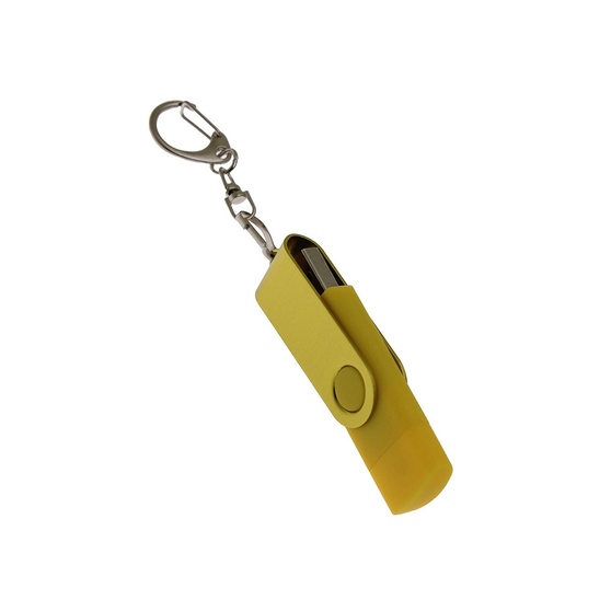 USB 3.0- флешка на 32 Гб с поворотным механизмом и дополнительным разъемом Type-C-1