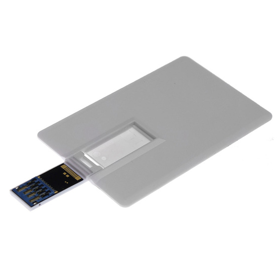 USB 3.0- флешка на 256 Гб в виде визитки, с раскладным чипом-2