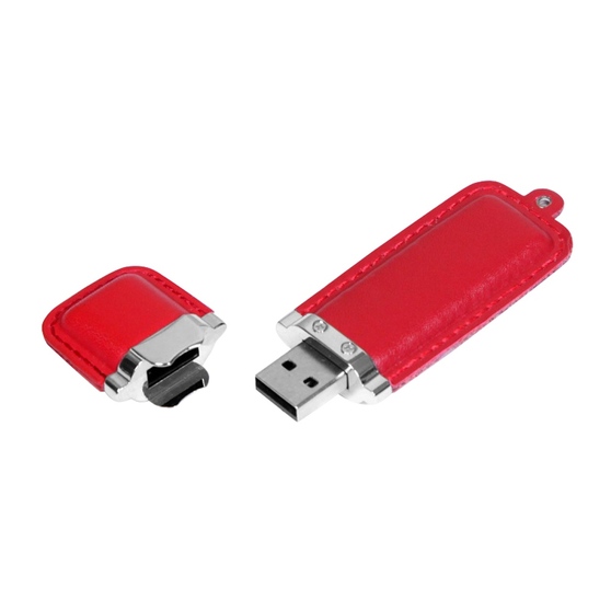 USB 2.0- флешка на 32 Гб классической прямоугольной формы-1