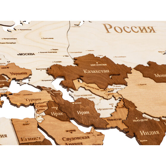 Интерьерная карта мира «World»-6