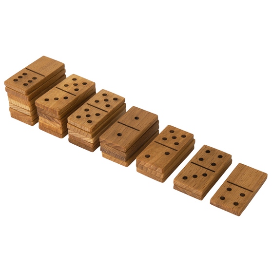 Игра «Домино» из массива бука-5