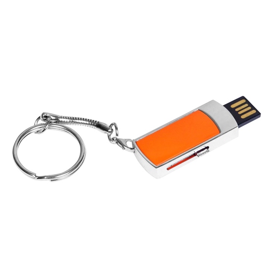 USB 2.0- флешка на 32 Гб с выдвижным механизмом и мини чипом-1