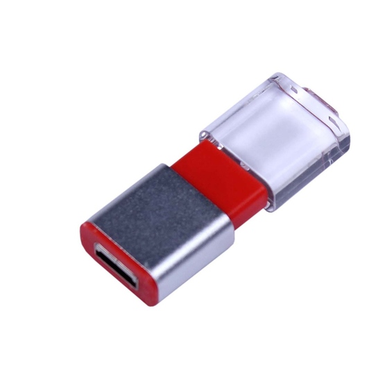 USB 2.0- флешка промо на 32 Гб прямоугольной формы, выдвижной механизм-1