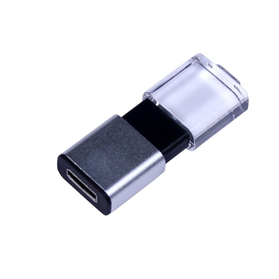 USB 2.0- флешка промо на 32 Гб прямоугольной формы, выдвижной механизм-1