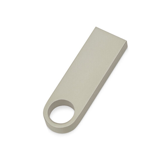 USB 2.0- флешка на 16 Гб с мини чипом, компактный дизайн с круглым отверстием-1