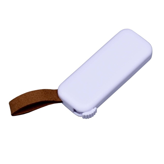 USB 3.0- флешка промо на 128 Гб прямоугольной формы, выдвижной механизм-1