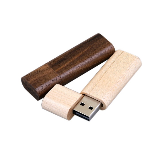 USB 2.0- флешка на 16 Гб эргономичной прямоугольной формы с округленными краями-2