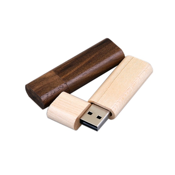 USB 2.0- флешка на 32 Гб эргономичной прямоугольной формы с округленными краями-2