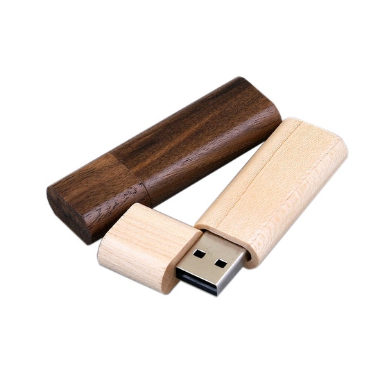 USB 2.0- флешка на 32 Гб эргономичной прямоугольной формы с округленными краями-2