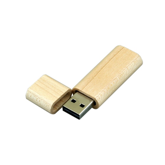 USB 2.0- флешка на 64 Гб эргономичной прямоугольной формы с округленными краями-1