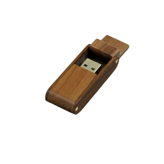 USB 2.0- флешка на 16 Гб прямоугольной формы с раскладным корпусом-1
