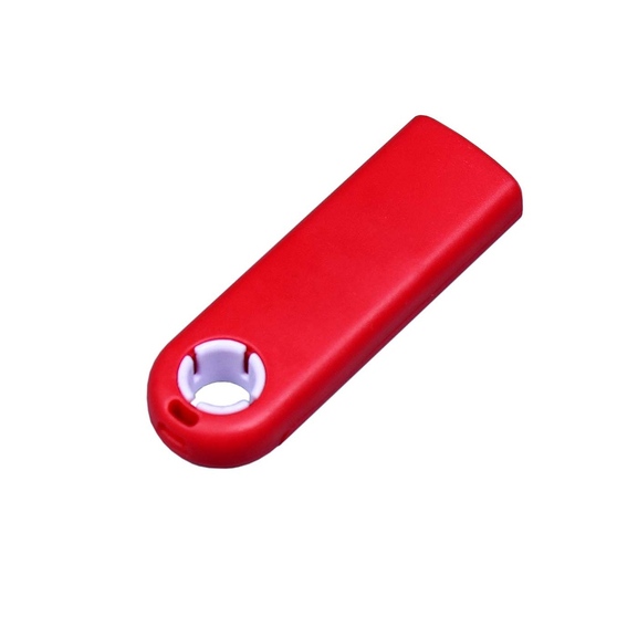 USB 3.0- флешка промо на 64 Гб прямоугольной формы, выдвижной механизм-1