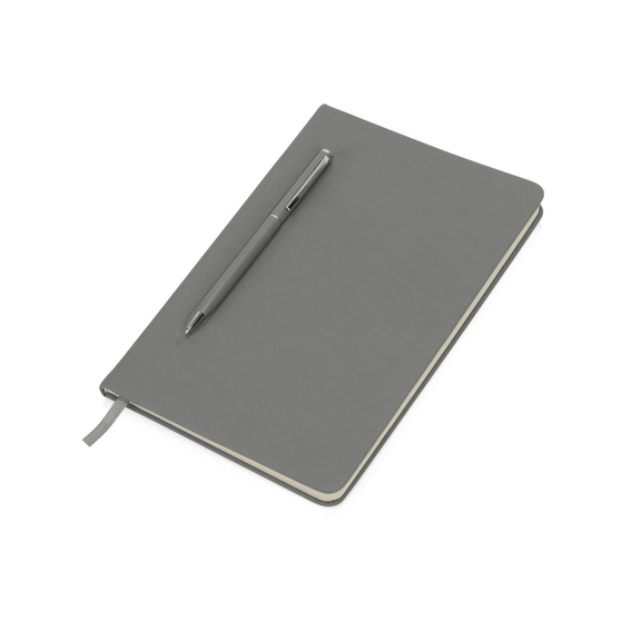 Блокнот А5 «Magnet» soft-touch с магнитным держателем для ручки-1