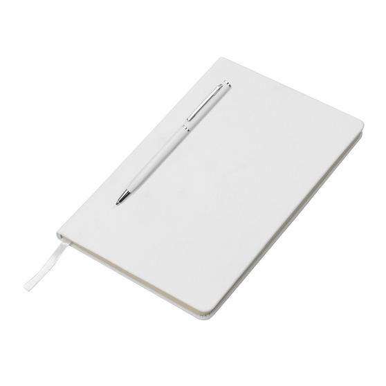 Блокнот А5 «Magnet» soft-touch с магнитным держателем для ручки-1
